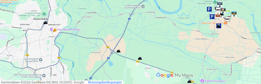 Picture of the Google Map for Lite Wörlitz